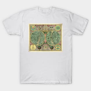 18th Century Astronomy Chart T-Shirt